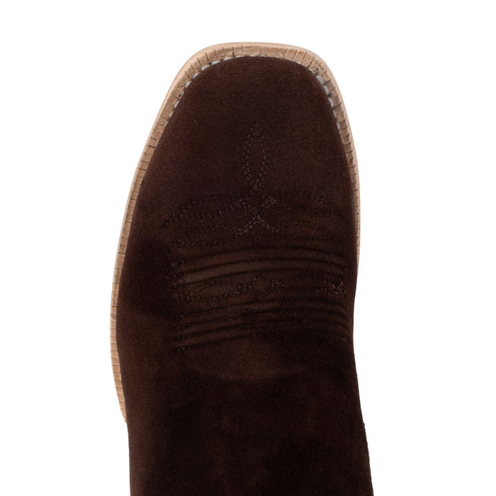 R. Watson Women's Chocolate Roughout Cutter Toe Boot WOMEN - Footwear - Boots - Western Boots R Watson