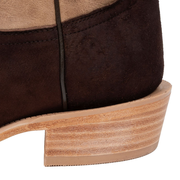 R. Watson Women's Chocolate Roughout Cutter Toe Boot WOMEN - Footwear - Boots - Western Boots R Watson