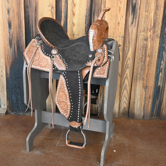 14" SEVEN LIGHTWEIGHT (FIBERGLASS TREE) BARREL SADDLE
