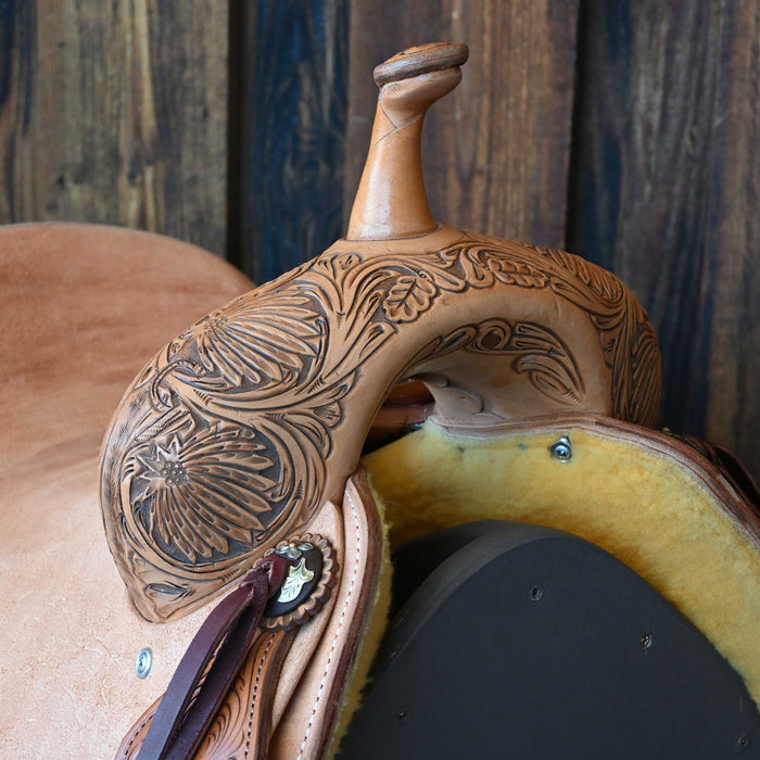 15.5" JEFF SMITH BUSTER WELCH CUTTING SADDLE