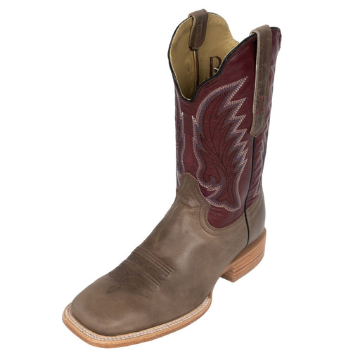 R. Watson Men's Old Fashion Charcoal Cowhide Western Boot MEN - Footwear - Western Boots R Watson