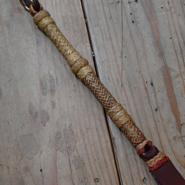 22" Braided Rawhide Quirt Tack - Whips, Crops & Quirts misc