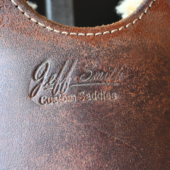 14.5" USED JEFF SMITH BUSTER WELCH RANCH CUTTER SADDLE