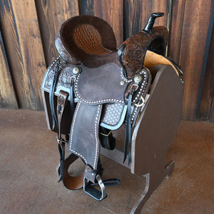 14" SEVEN PLATINUM BARREL SADDLE Saddles Seven Saddle