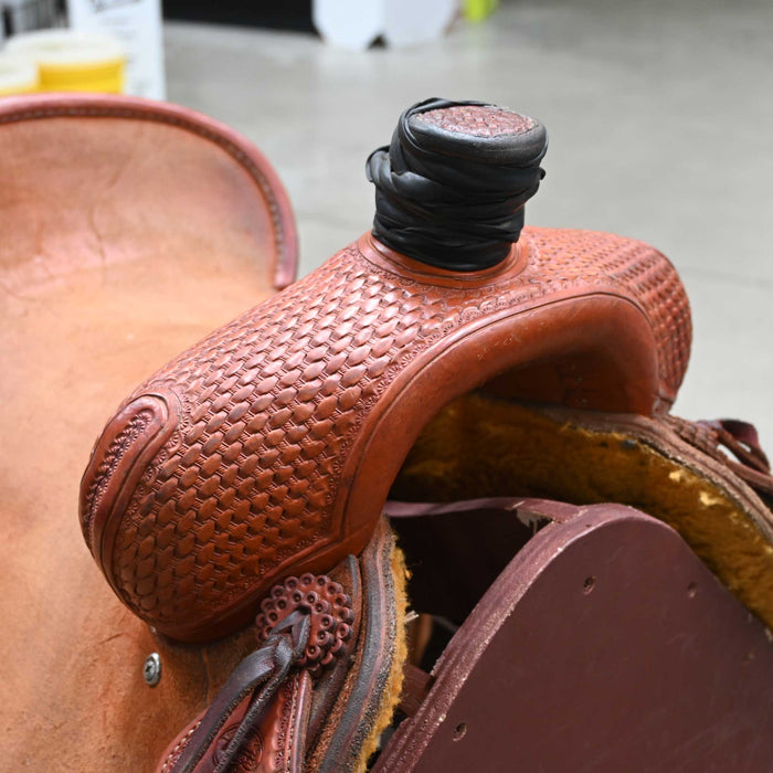 15" USED TESKEY'S RANCH SADDLE