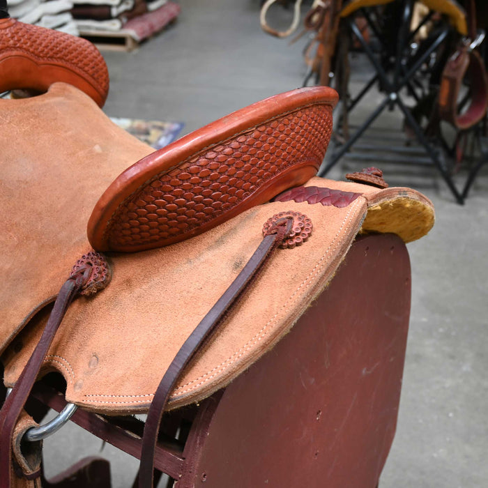 15" USED TESKEY'S RANCH SADDLE