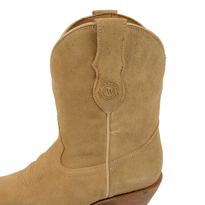 RW Ranch Women's Snip Toe Sand Roughout Western Boot