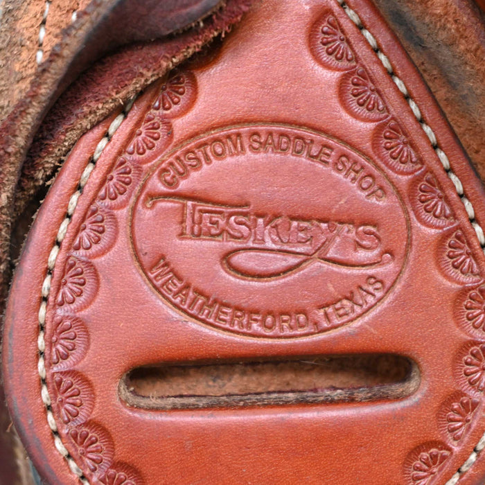 15" USED TESKEY'S RANCH SADDLE