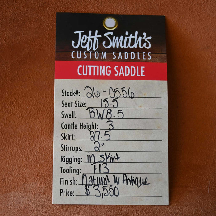 15.5" JEFF SMITH BUSTER WELCH CUTTING SADDLE