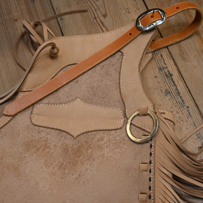 Austin Valimont Roughout Creamy-Tan Chaps