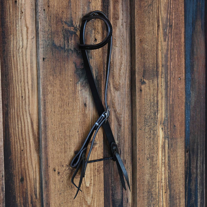 Prickly S Custom Leather Single Ear Headstall