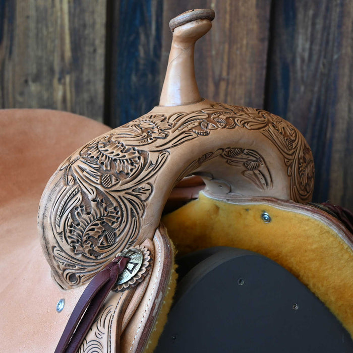15.5" JEFF SMITH BUSTER WELCH CUTTING SADDLE