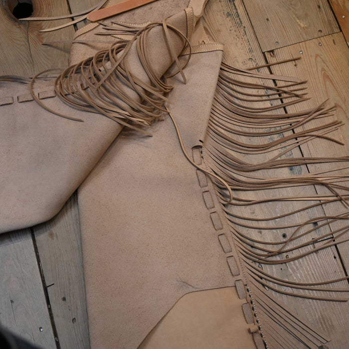 Austin Valimont Roughout Creamy-Tan Chaps