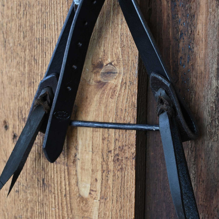 Prickly S Custom Leather Single Ear Headstall