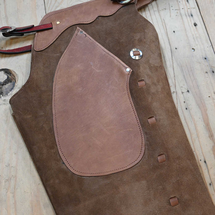 Teskey's Small Brown Shotgun Chaps 2174 Tack - Chaps & Chinks Teskey's