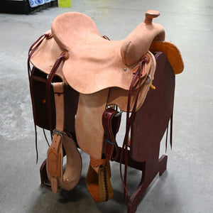 16" TESKEY'S STRIP DOWN RANCH SADDLE Saddles TESKEY'S SADDLERY LLC