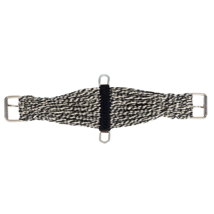 Teskey's 100% Mohair Pony Cinch Tack - Cinches Teskey's Black/Natural 16"