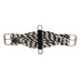 Teskey's 100% Mohair Pony Cinch Tack - Cinches Teskey's Black/Natural Candy Cane 16"