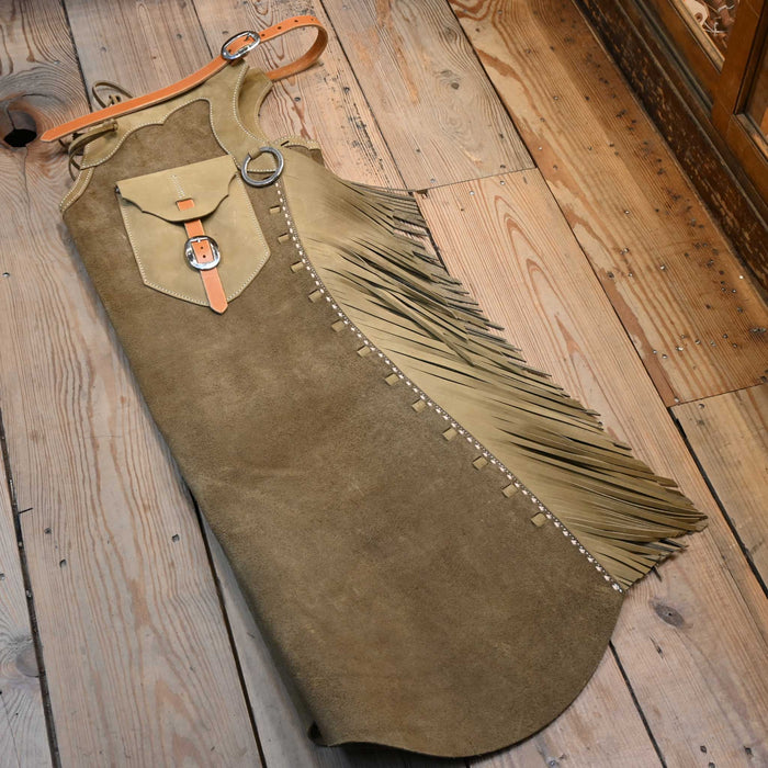 Austin Valimont Roughout Army Green Chaps 2035