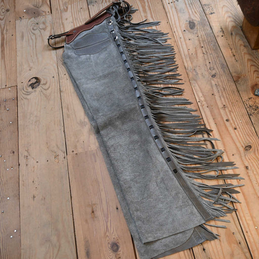 Teskey's Small Gray Shotgun Chaps 2176 Tack - Chaps & Chinks Teskey's