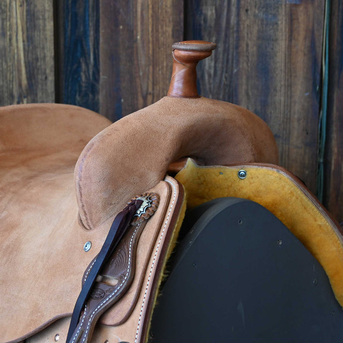 15.5" JEFF SMITH BUSTER WELCH RANCH CUTTER SADDLE