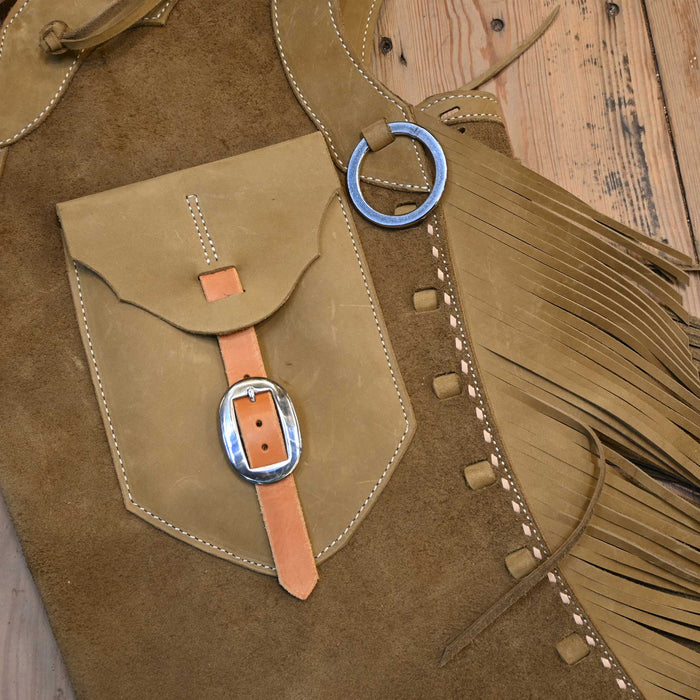 Austin Valimont Roughout Army Green Chaps 2035