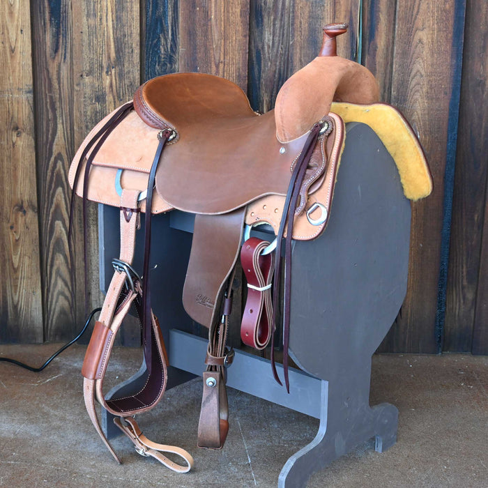 16.5" JEFF SMITH BUSTER WELCH RANCH CUTTER SADDLE