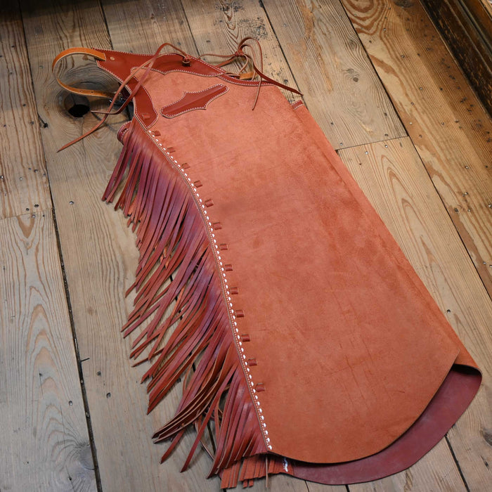 Austin Valimont Roughout Brick Red Chaps 2034