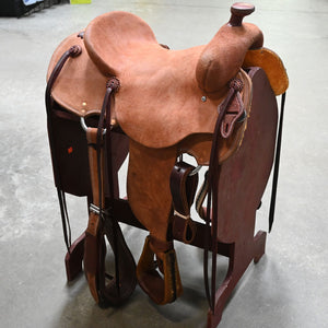 15" TESKEY'S STRIP DOWN RANCH SADDLE