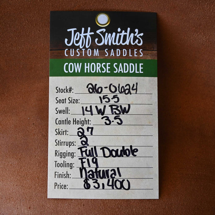 15.5" JEFF SMITH BUSTER WELCH COW HORSE SADDLE