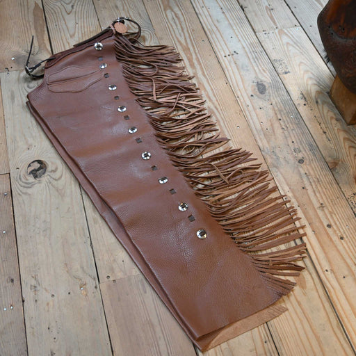Teskey's Small Brown Shotgun Chaps 2178 Tack - Chaps & Chinks Teskey's