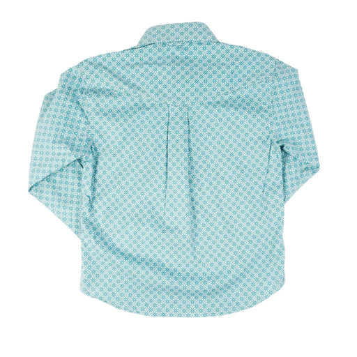 Roper Boy's Teal Foulard Western Button Down Shirt KIDS - Boys - Clothing - Shirts - Long Sleeve Shirts Roper Apparel & Footwear
