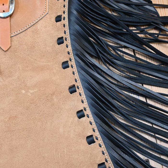 Austin Valimont Handmade Roughout Chaps w/Black Accents 2037