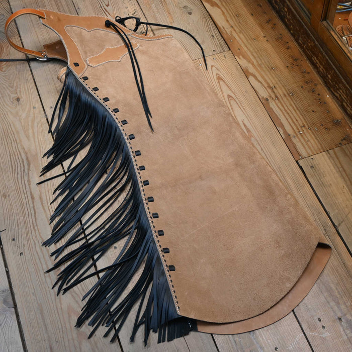 Austin Valimont Handmade Roughout Chaps w/Black Accents 2037