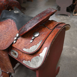 14"USED BILLY COOK SHOW SADDLE Saddles Billy Cook