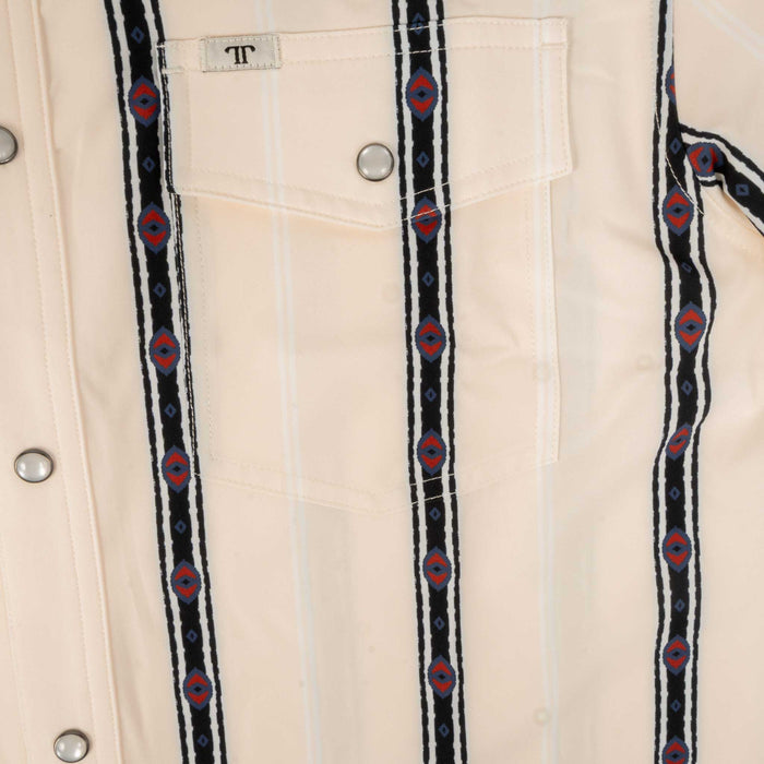 Ferrell Brand Outlaw Cream Pearl Snap Shirt MEN - Clothing - Shirts - Short Sleeve Ferrell Brand