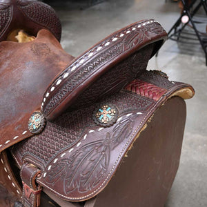 14" USED JEFF SMITH C3 BARREL SADDLE Saddles Jeff Smith   