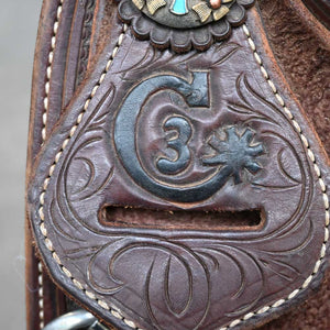 14" USED JEFF SMITH C3 BARREL SADDLE Saddles Jeff Smith   