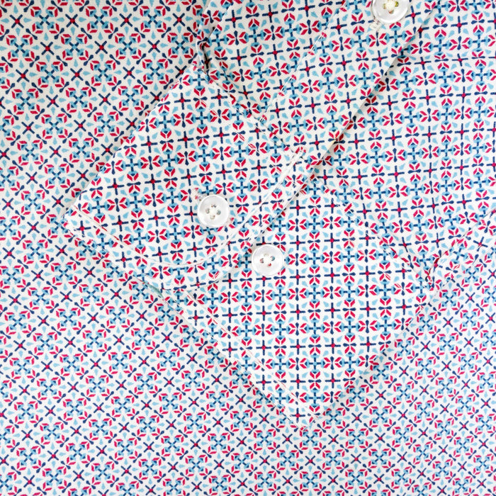 Panhandle Slim Men's Pink Geo Print Button Down Shirt MEN - Clothing - Shirts - Long Sleeve Panhandle