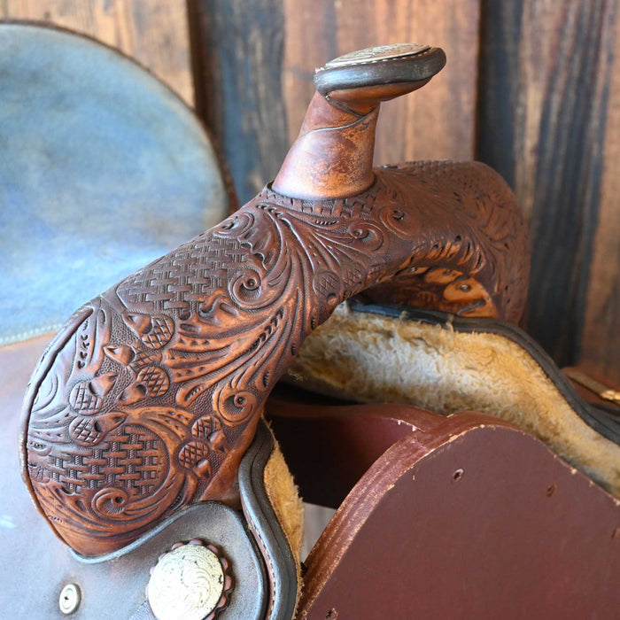 14.5" USED CIRCLE Y BARREL SADDLE
