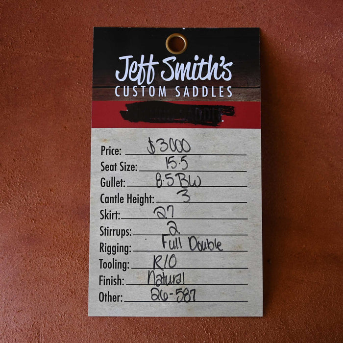 15.5" JEFF SMITH BUSTER WELCH RANCH CUTTER SADDLE