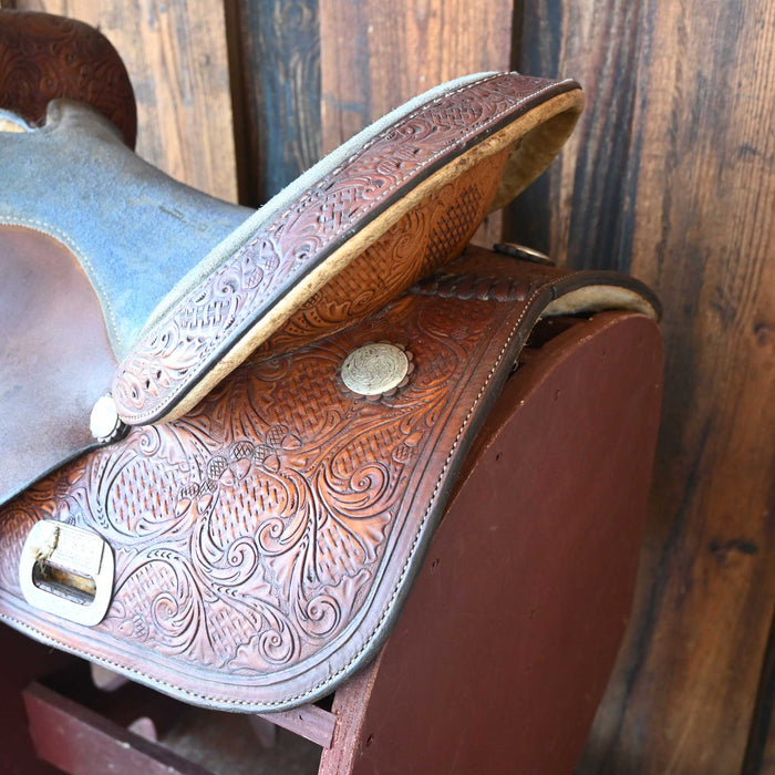 14.5" USED CIRCLE Y BARREL SADDLE