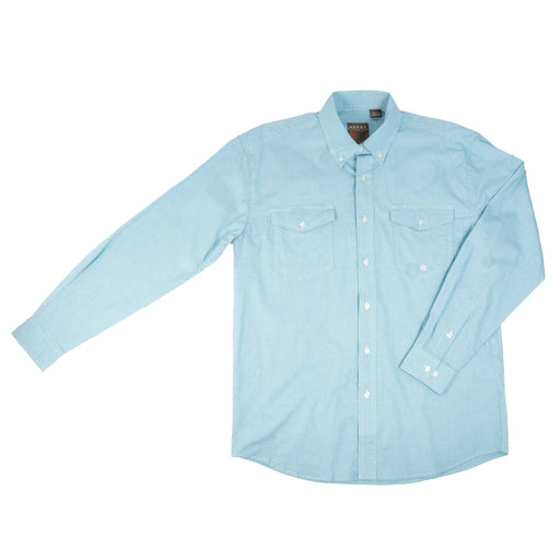 Roper Men's Plaid Turquoise Button Down Shirt MEN - Clothing - Shirts - Long Sleeve Roper Apparel & Footwear