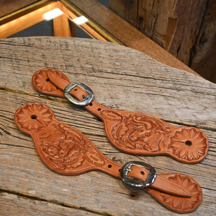 Bob Marrs Handmade Spur Straps _CA2723 Tack - Spur Straps Bob Marrs