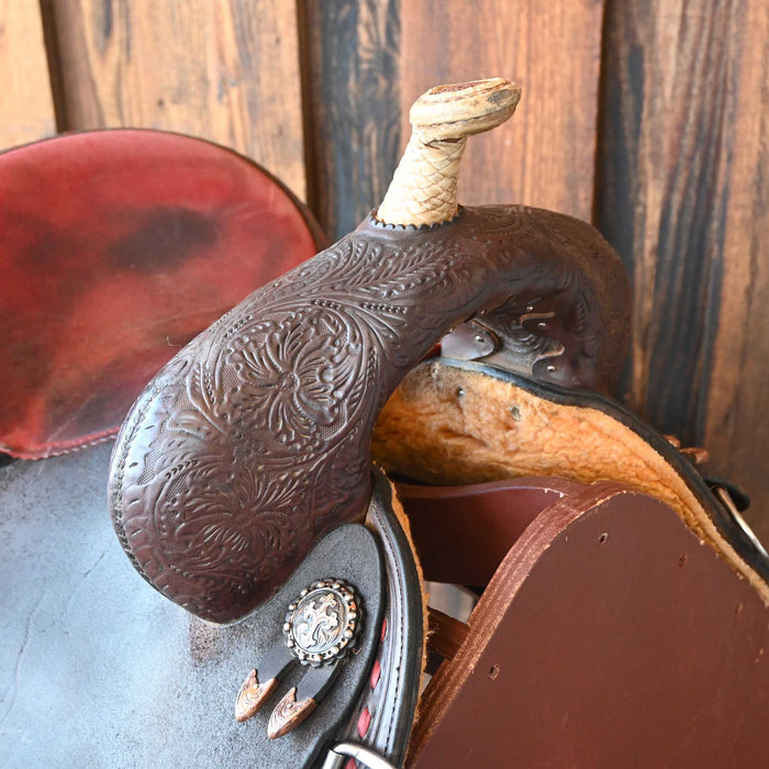 13" USED CIRCLE Y JOSEY MITCHELL ULTIMATE AVENGER BARREL SADDLE
