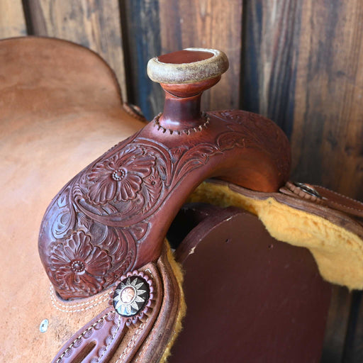 15.5" TESKEY'S RANCH ROPER SADDLE Saddles - New Teskey's Saddlery