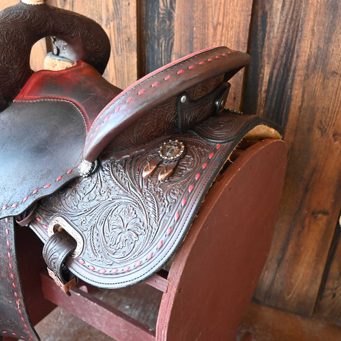 13" USED CIRCLE Y JOSEY MITCHELL ULTIMATE AVENGER BARREL SADDLE