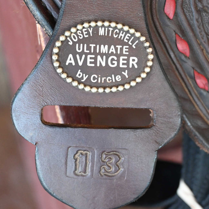 13" USED CIRCLE Y JOSEY MITCHELL ULTIMATE AVENGER BARREL SADDLE
