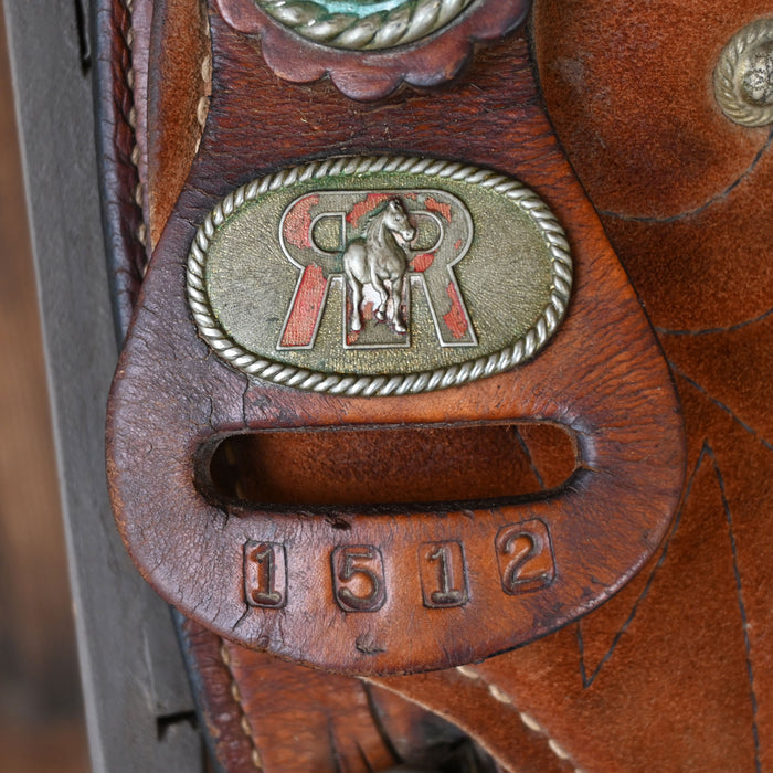 15" USED RED RANGER BARREL SADDLE Saddles - Used Red Ranger