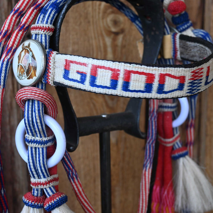 Vintage Horse Hair Prison Made in Deer Lodge MT. Bridle Rig Collectibles Deer Lodge Prison